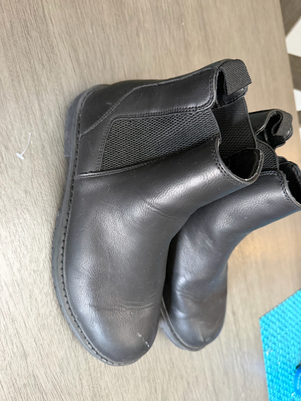 Old Navy Black Men’s Chukka Boots - Slip-On Chelsea Style